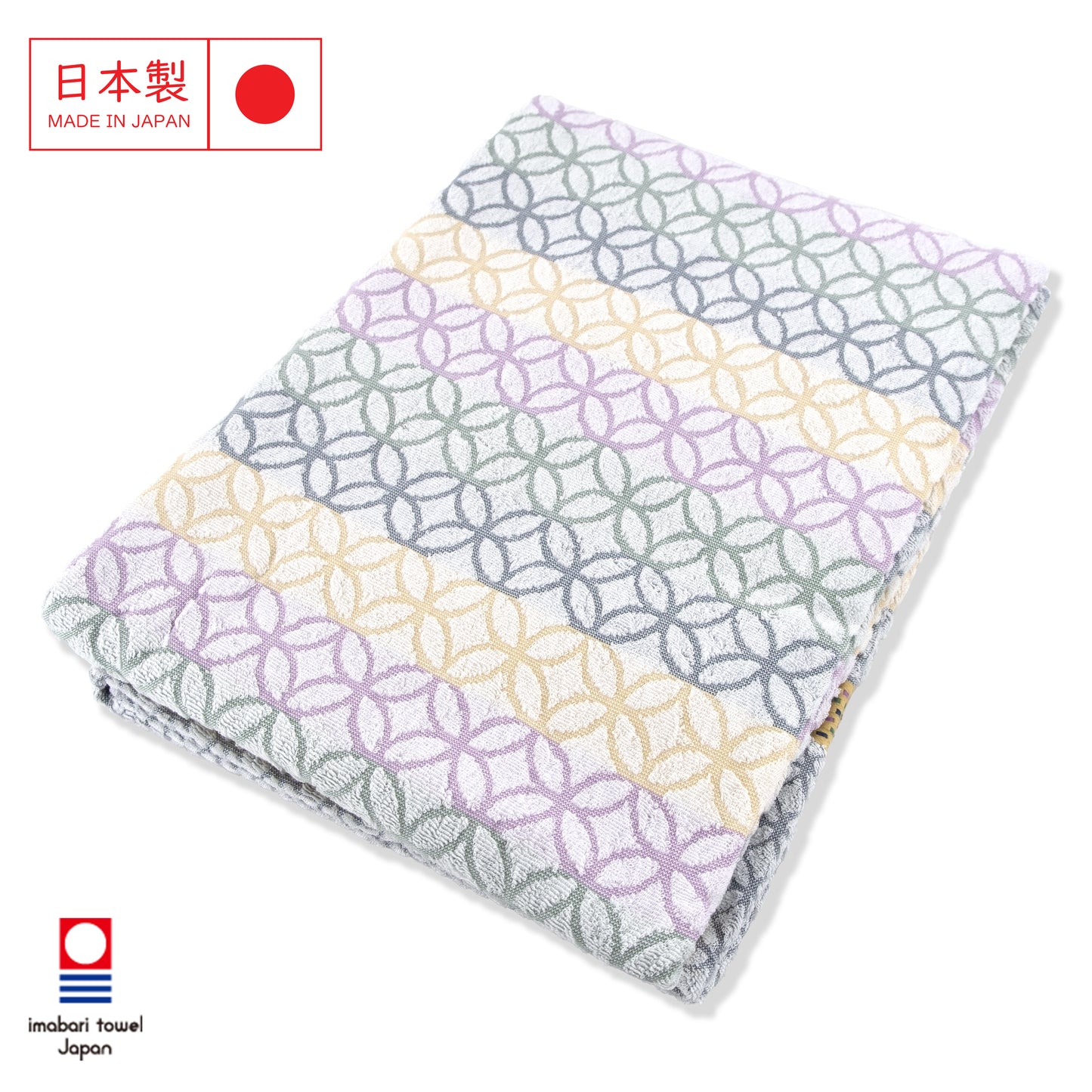 Imabari geometric pattern summer blanket