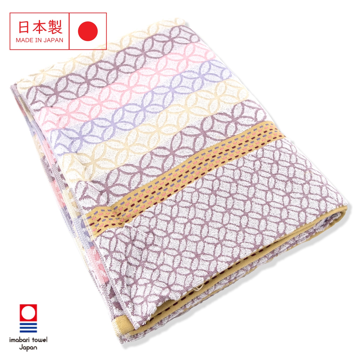 Imabari geometric pattern summer blanket