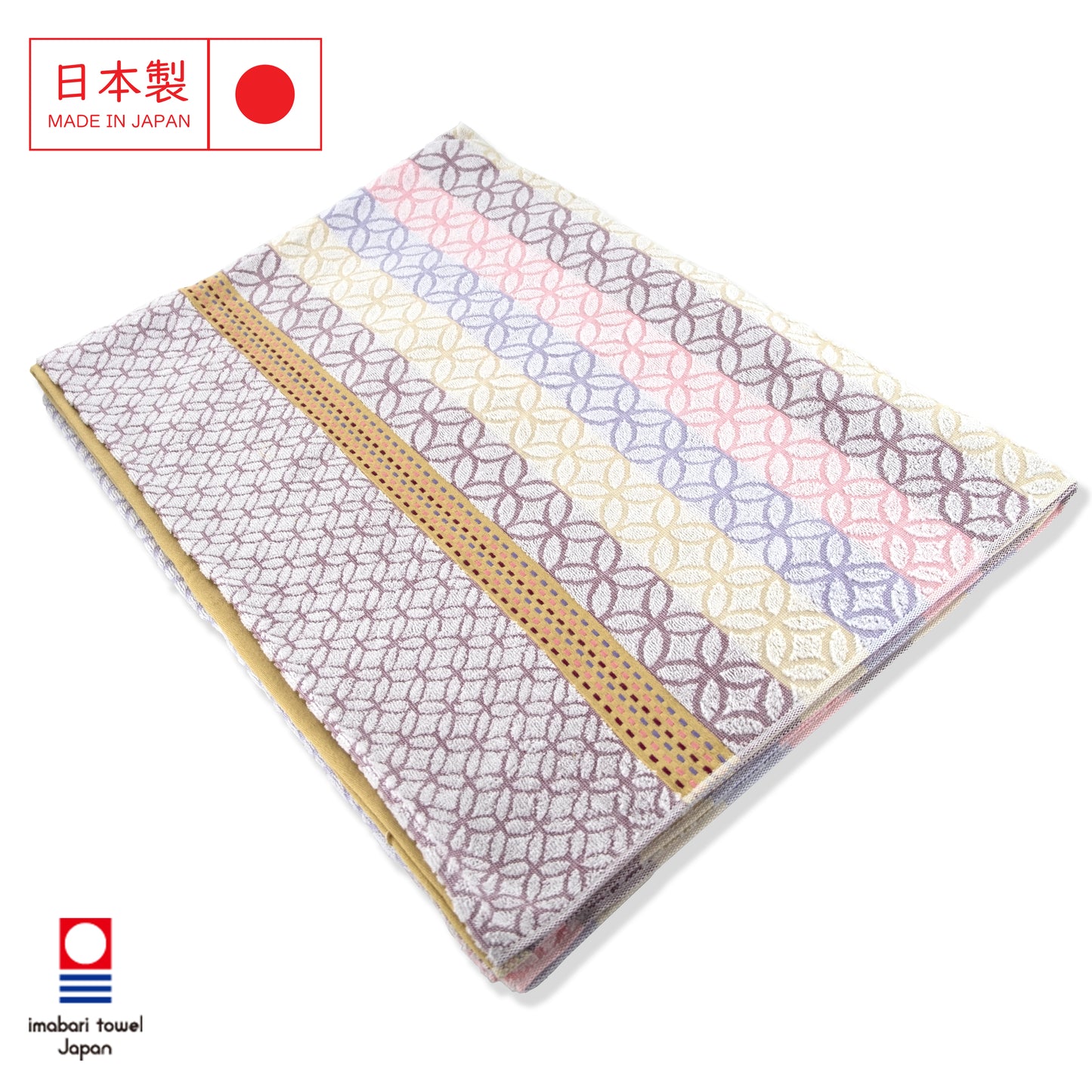 Imabari geometric pattern summer blanket