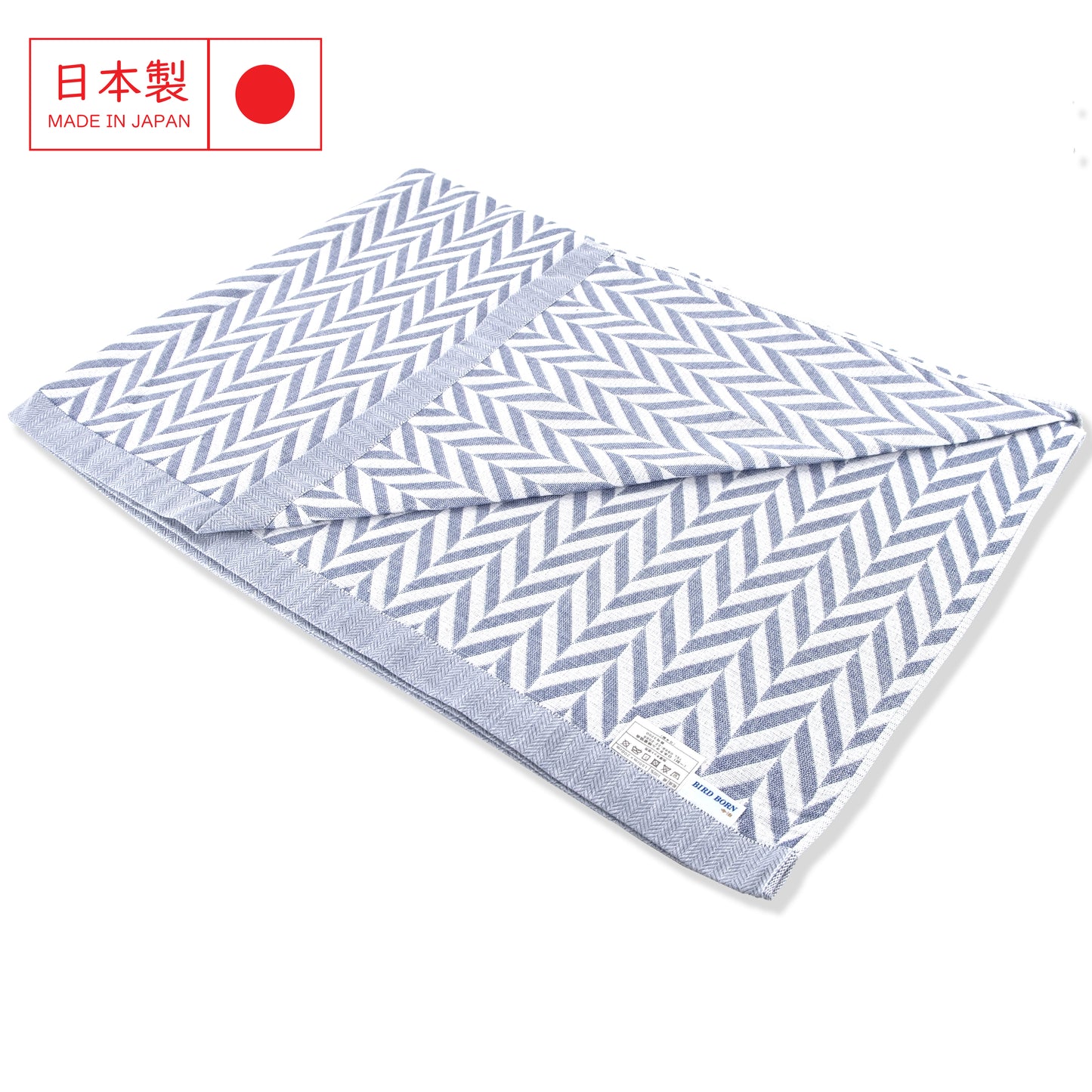 Imabari herringbone pattern summer blanket
