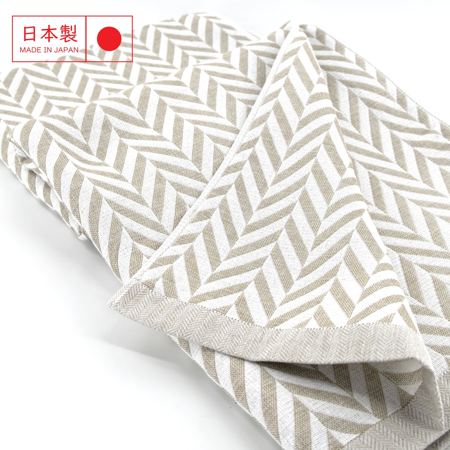 Imabari herringbone pattern summer blanket
