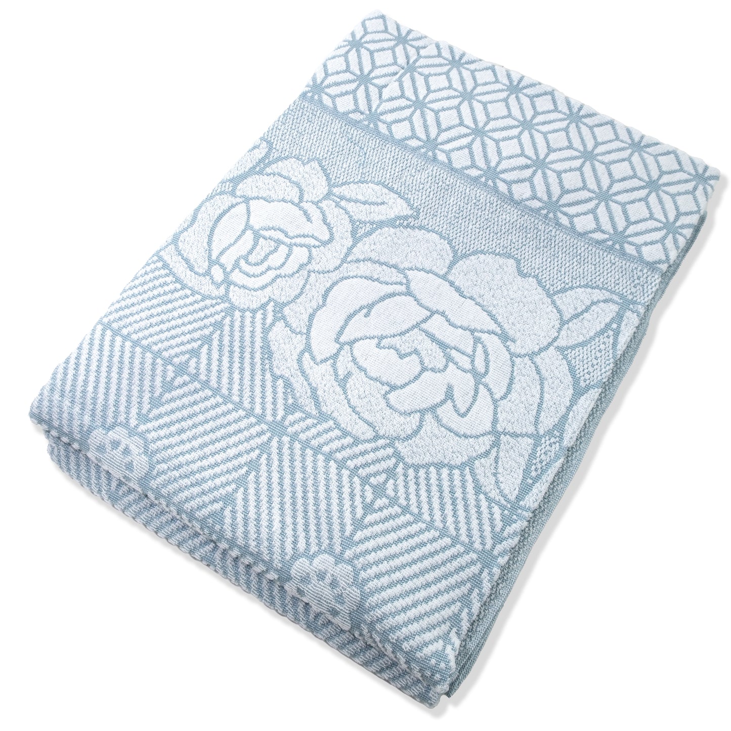 Japanese Imabari floral jacquard summer blanket