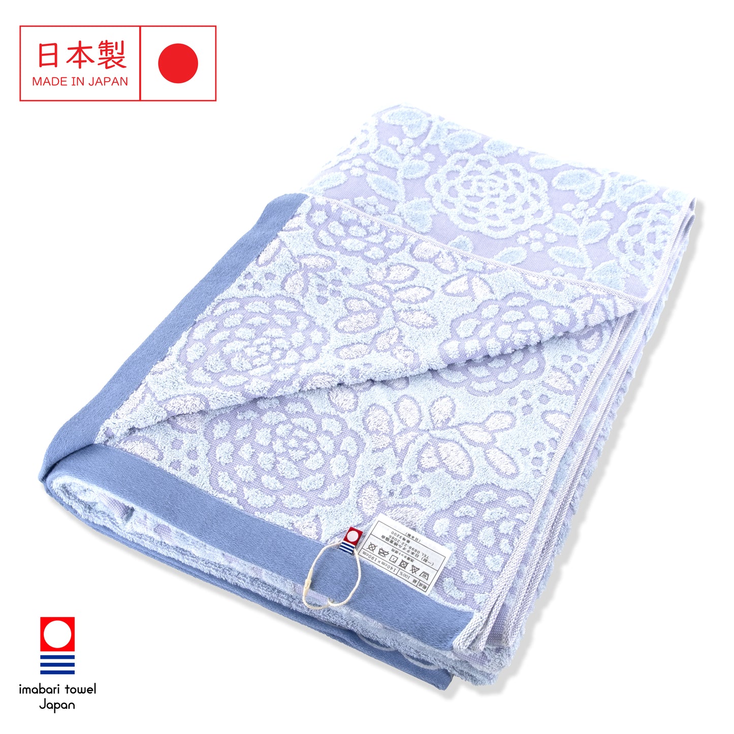 Japanese Imabari floral jacquard summer blanket