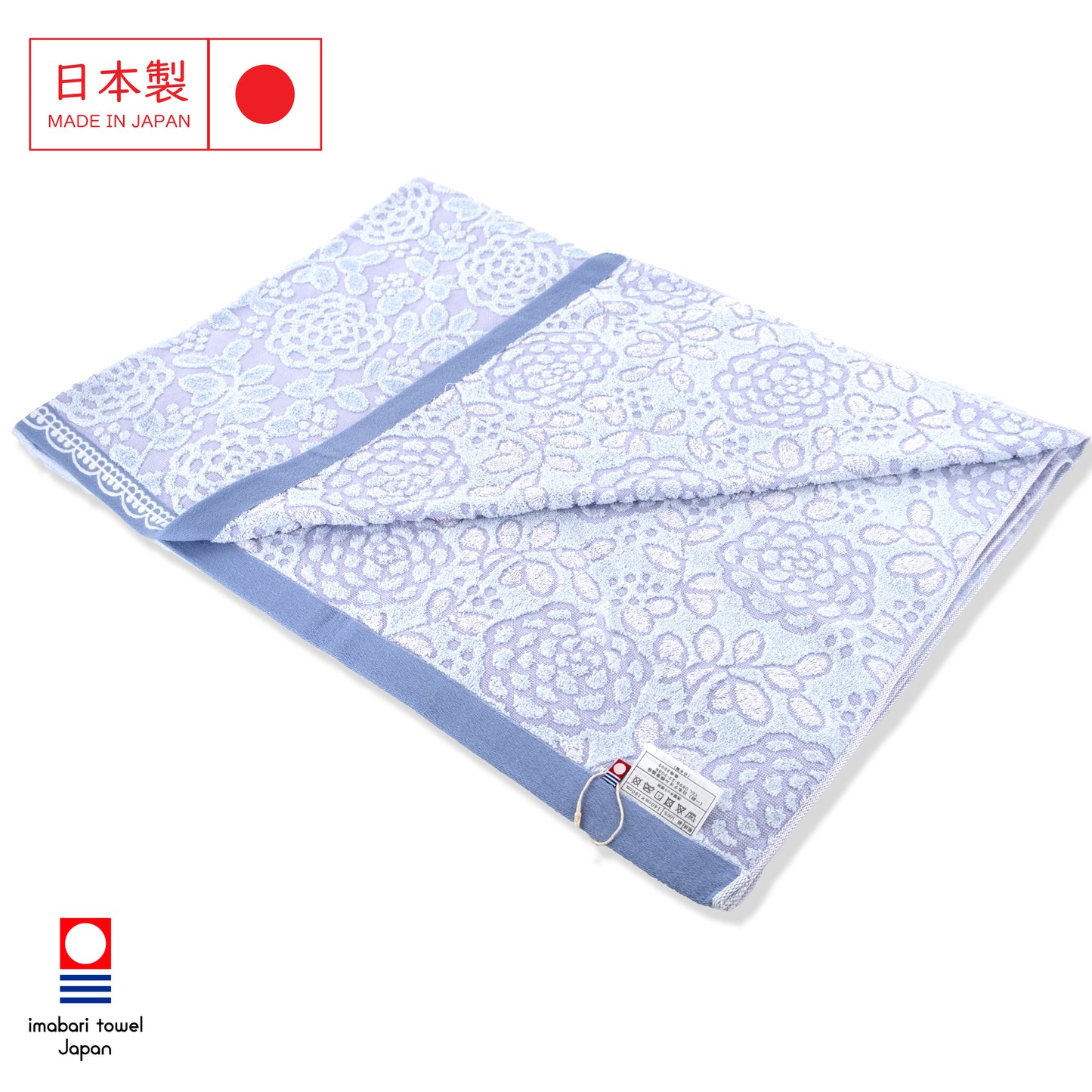 Japanese Imabari floral jacquard summer blanket