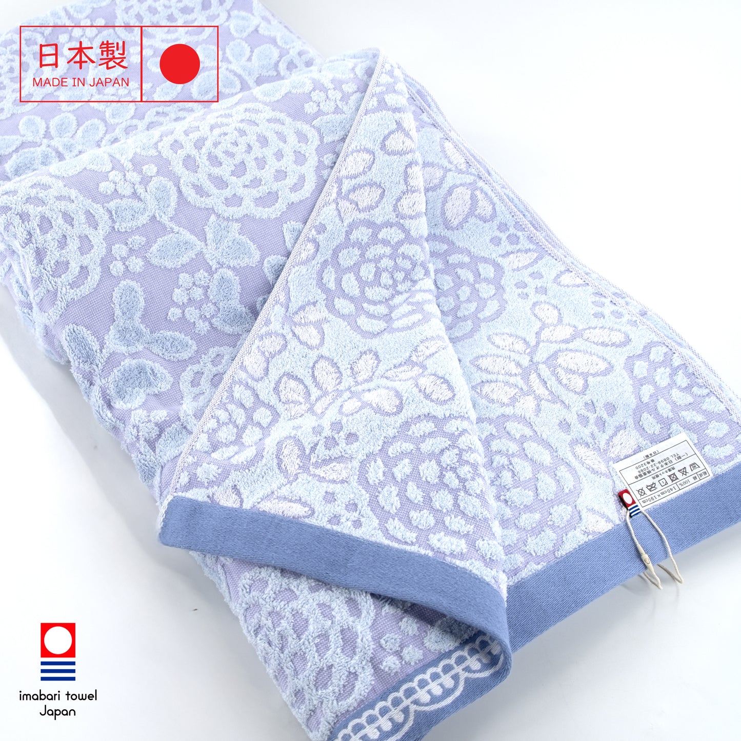 Japanese Imabari floral jacquard summer blanket