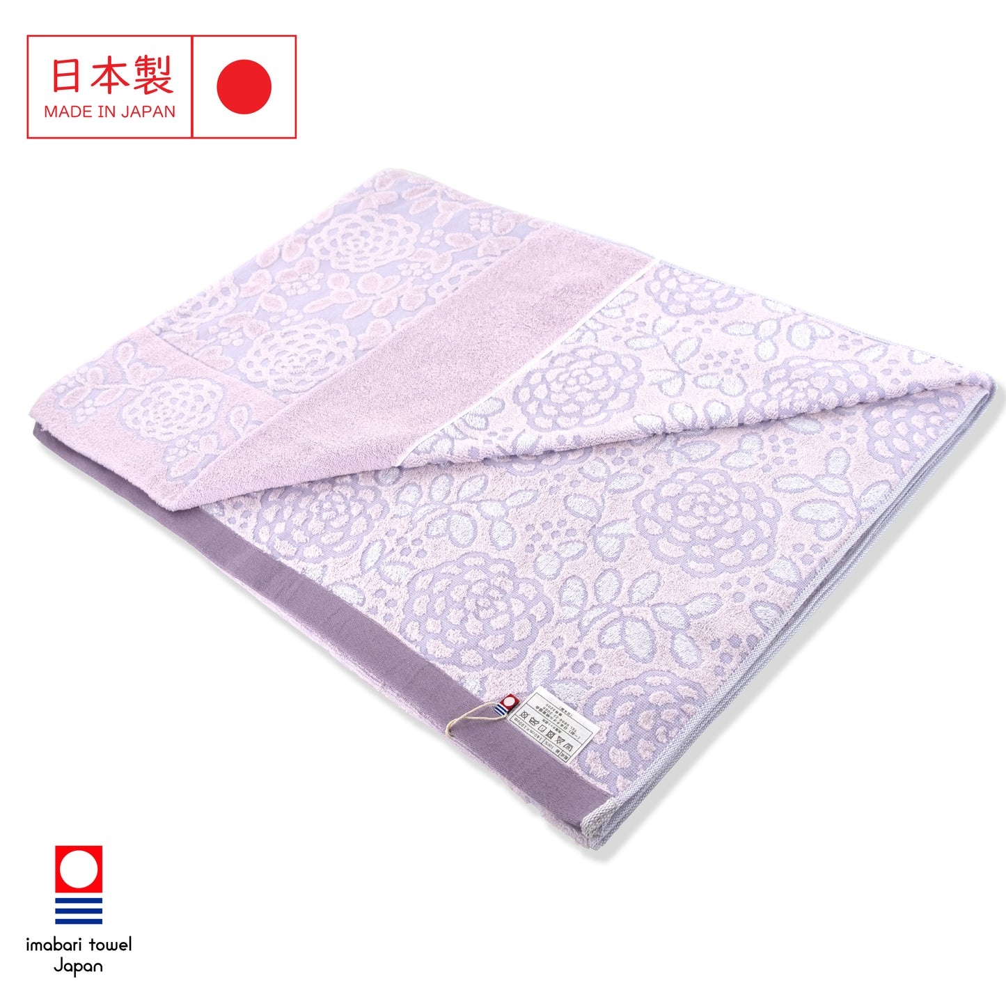 Japanese Imabari floral jacquard summer blanket