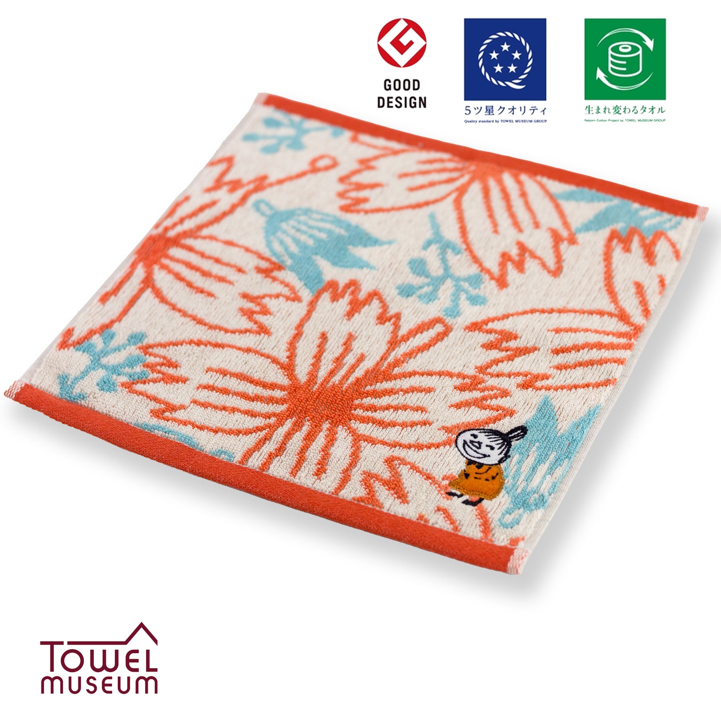 Moomin Little My Floral Mini Towel