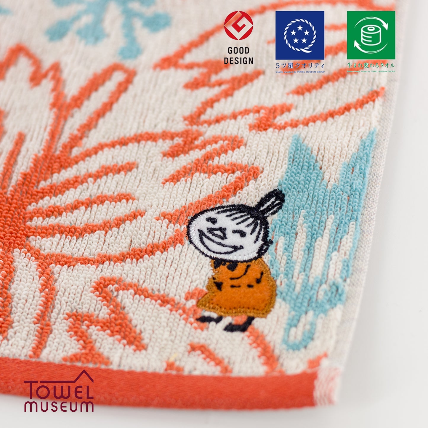 Moomin Little My Floral Mini Towel