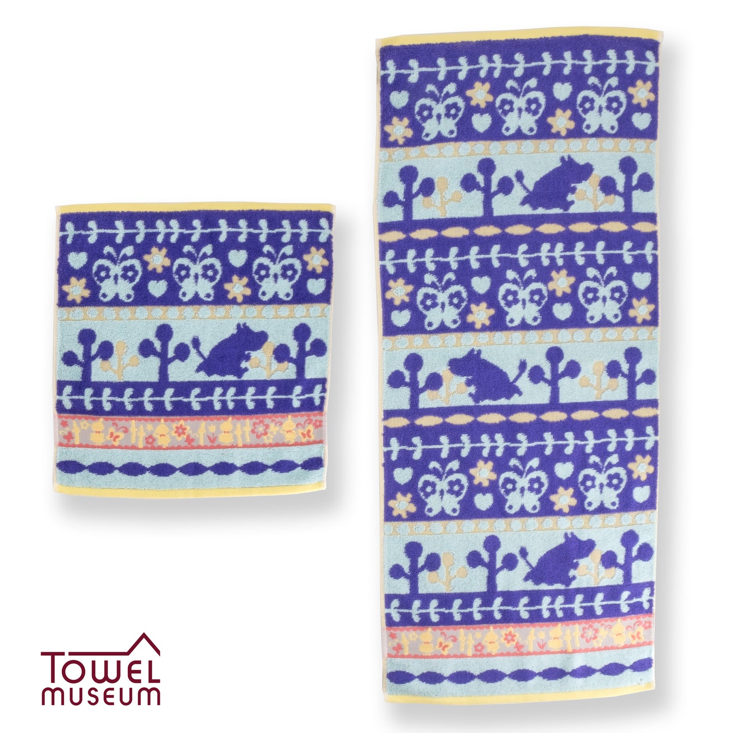 Moomin Butterfly Jacquard Towel