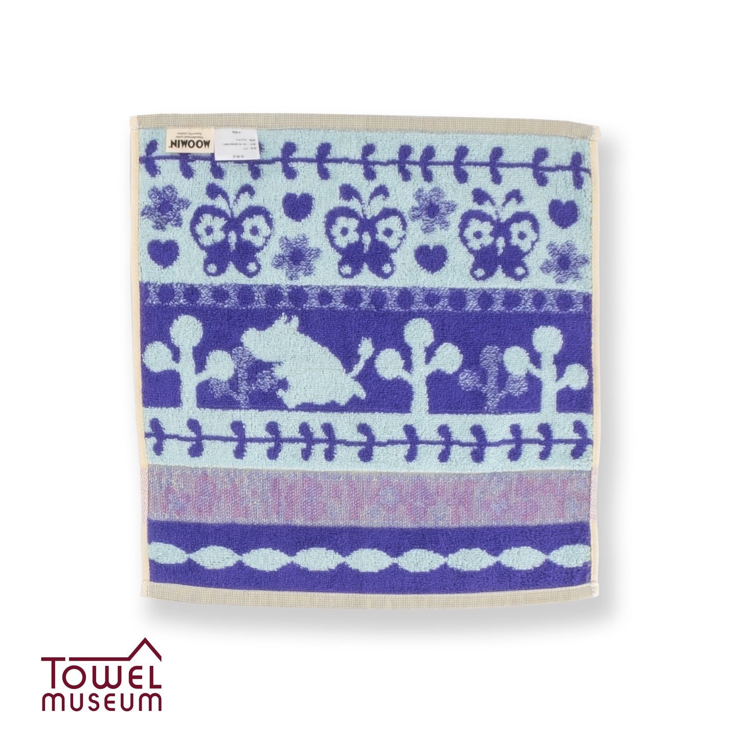 Moomin Butterfly Jacquard Towel