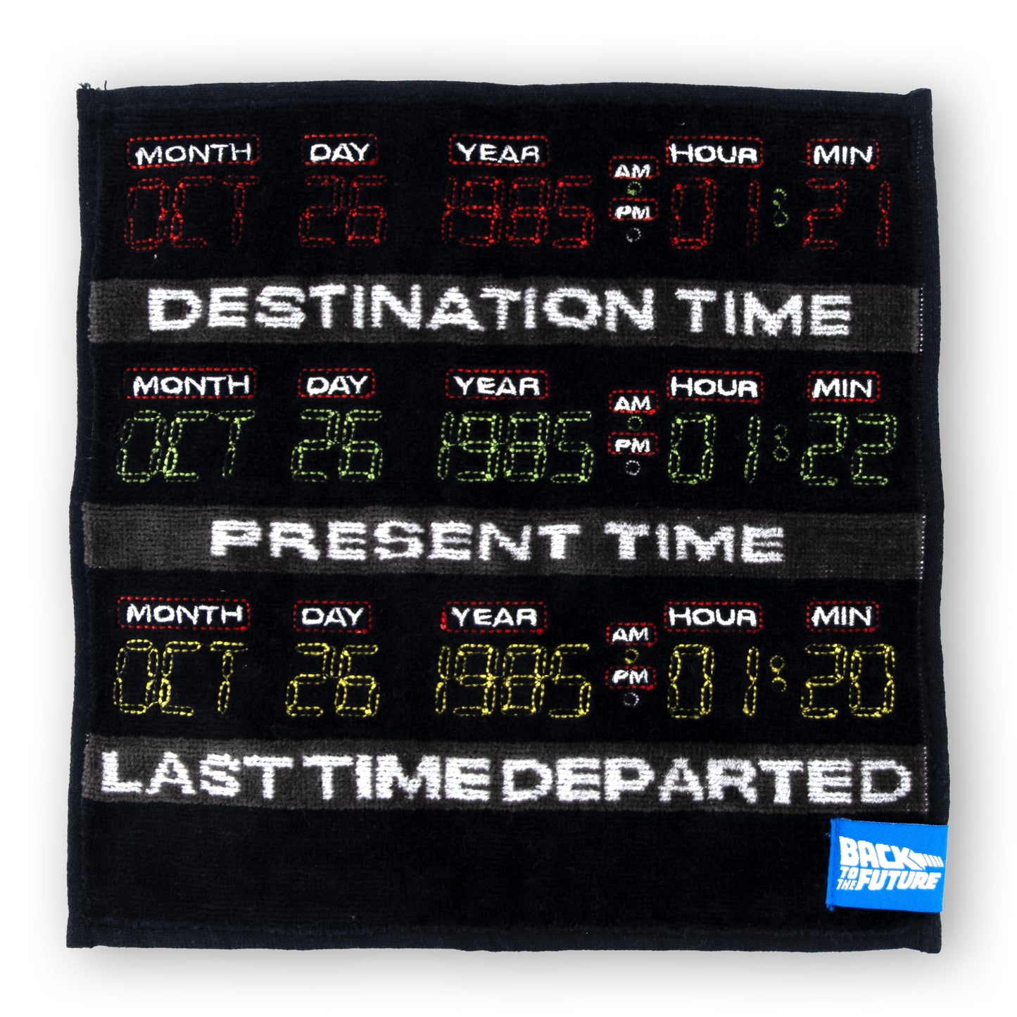 Back to the Future Time Circuit Mini Towel