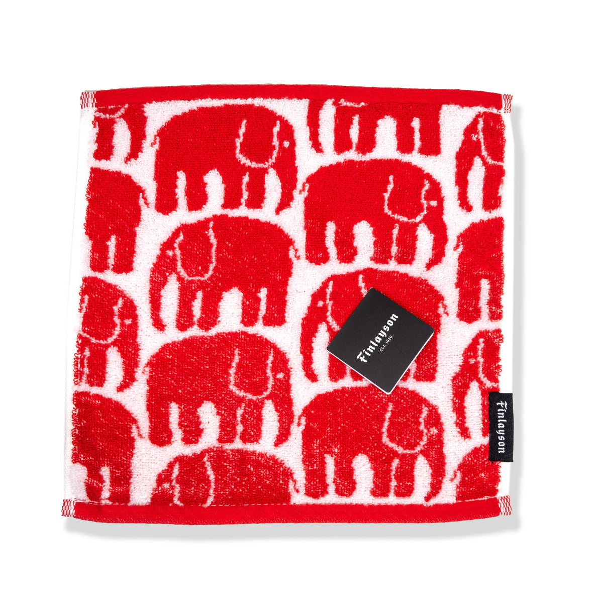 Finlayson Elefantti Red Organic Cotton Towel