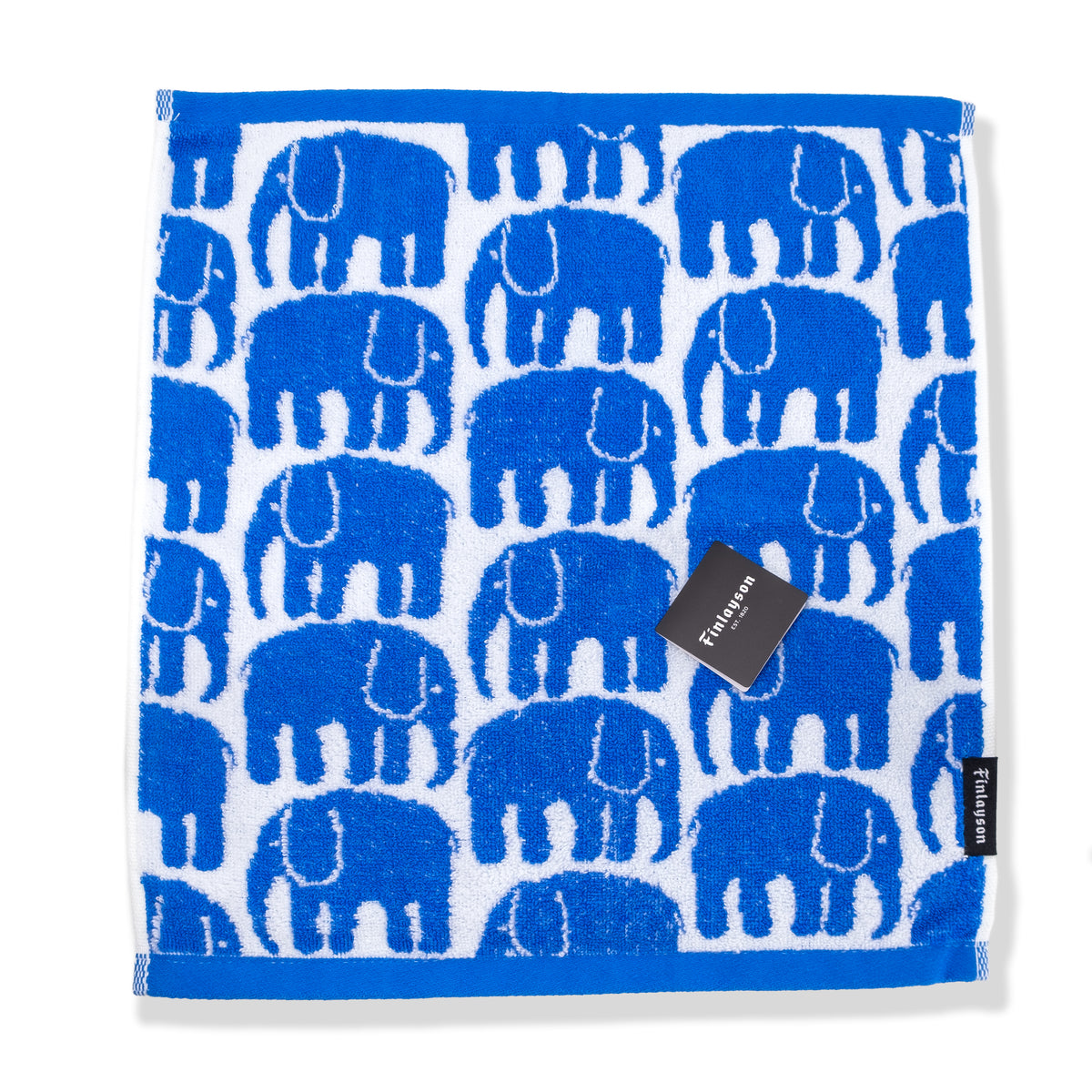Finlayson Elefantti Organic Cotton Zero-Twist Towel – Blue