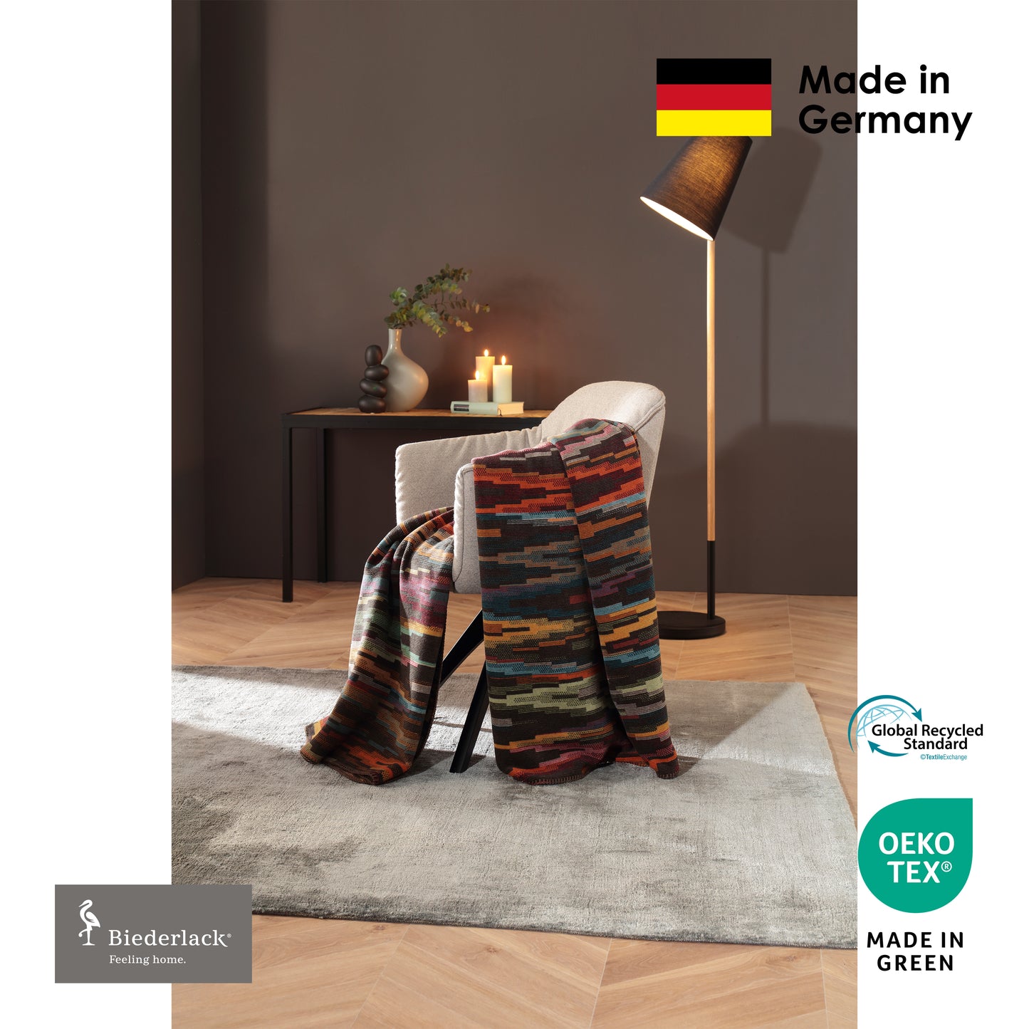Premium Cotton Acrylic Blanket MISSION COLOUR