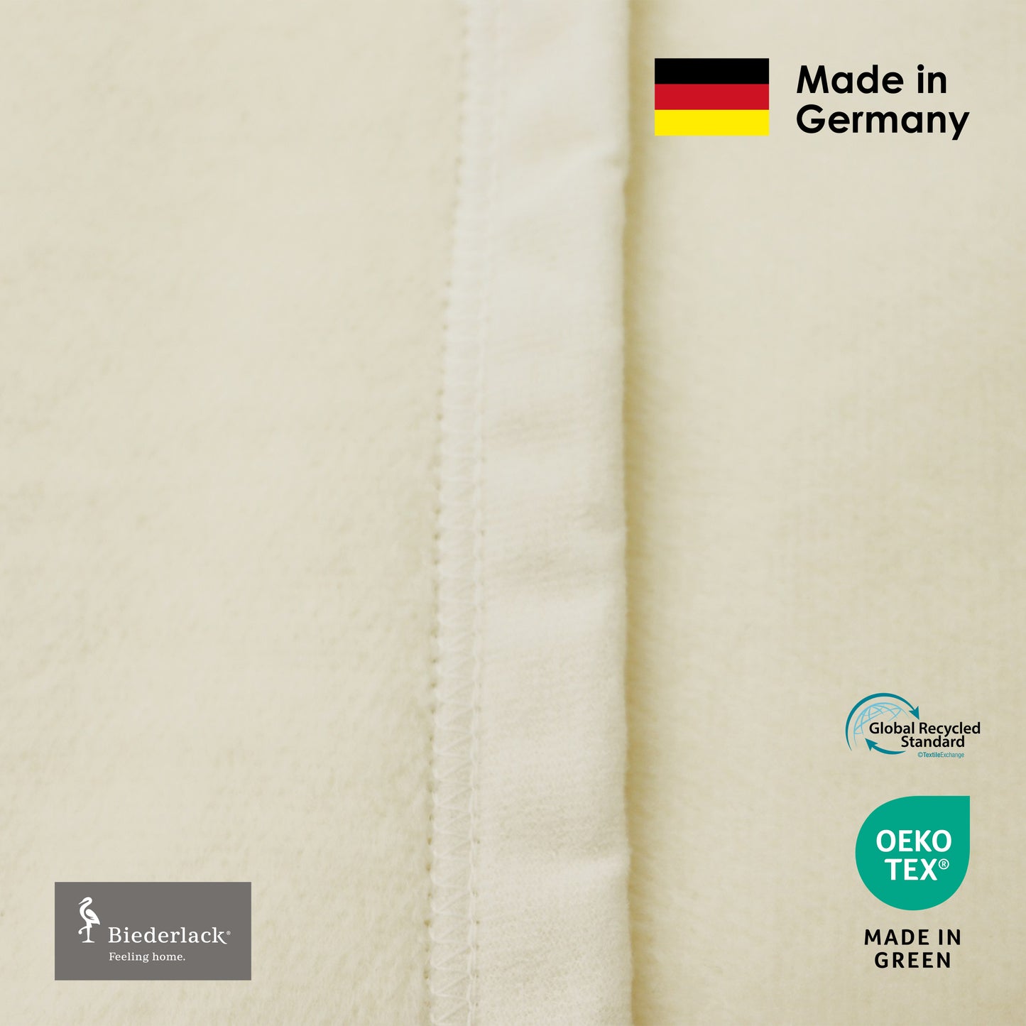 Premium Cotton Acrylic Blanket NATUR