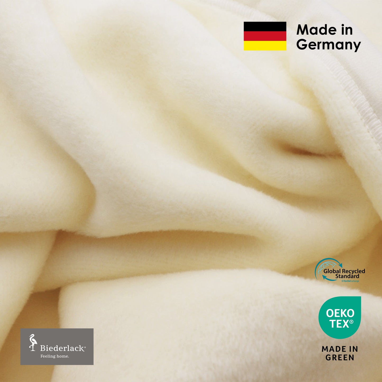 Premium Cotton Acrylic Blanket NATUR