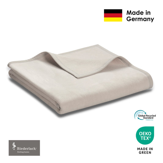 Premium Cotton Acrylic Blanket SILBER