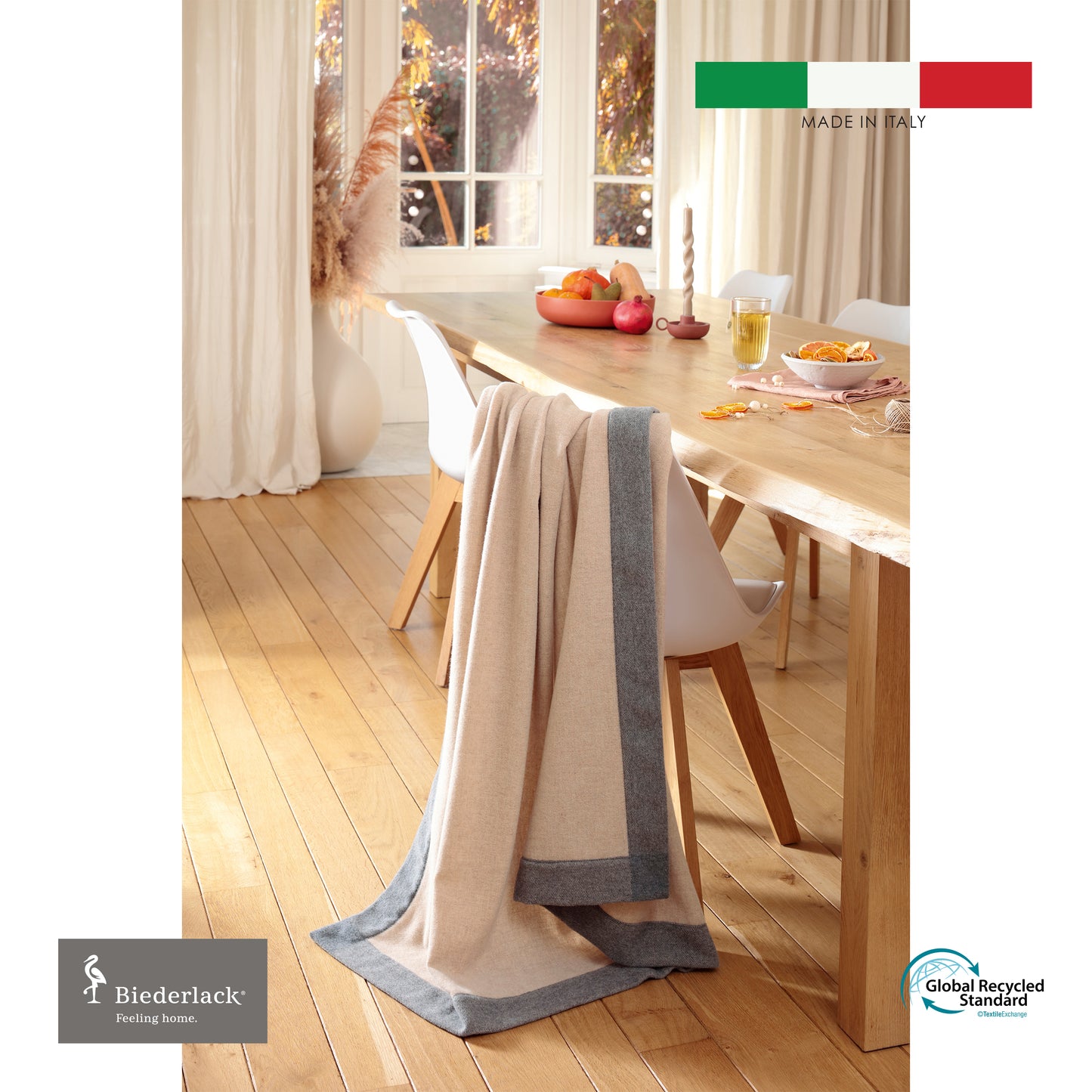 Premium Italian Wool Blanket PRADO