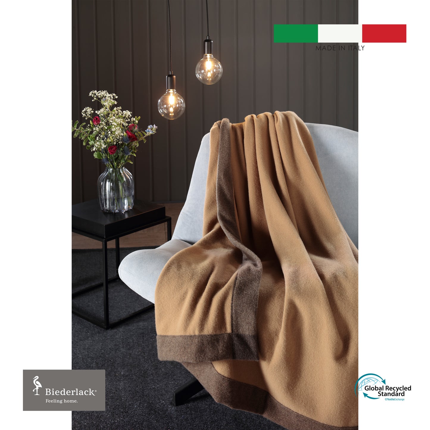 Premium Italian Wool Blanket PRADO