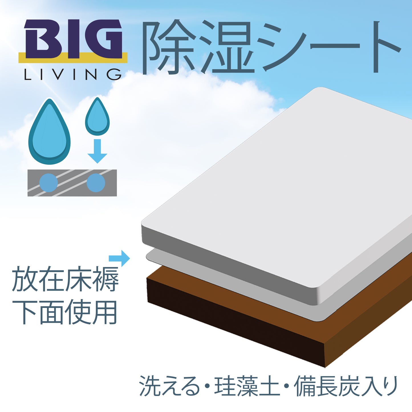 BIG除濕吸濕防潮床墊b
