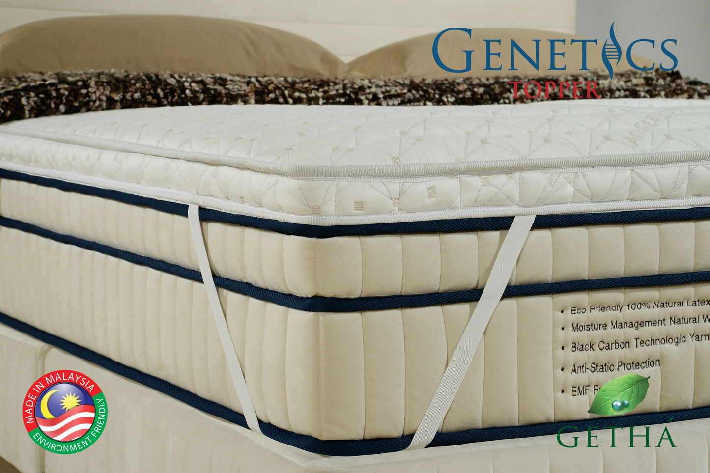 Genetics 100% Latex Topper