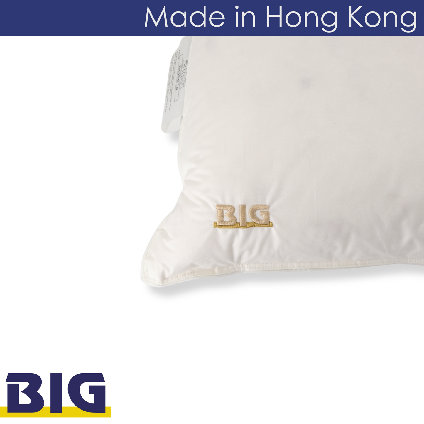 BIG 極致白鵝夾心羽絨枕c