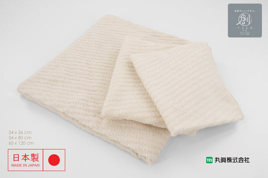 日本今治"創"無漂白毛巾- 畦織り