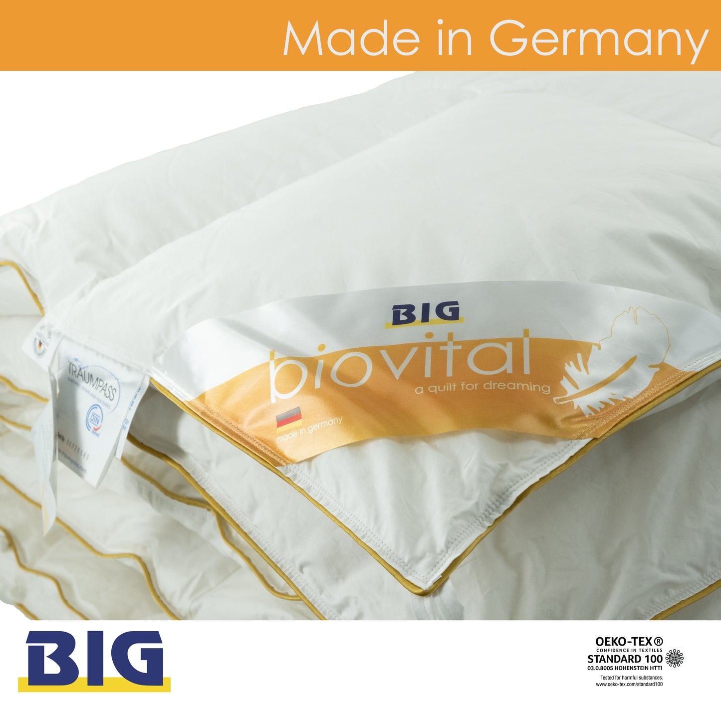 BioVital 90% White Goose All Season Down Duvet