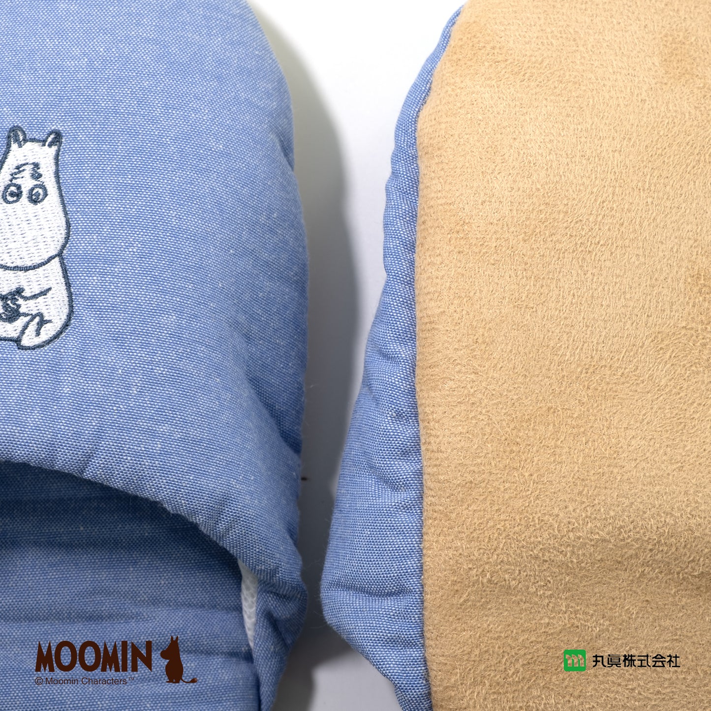 MOOMIN 姆明旅行摺疊拖鞋連收納袋