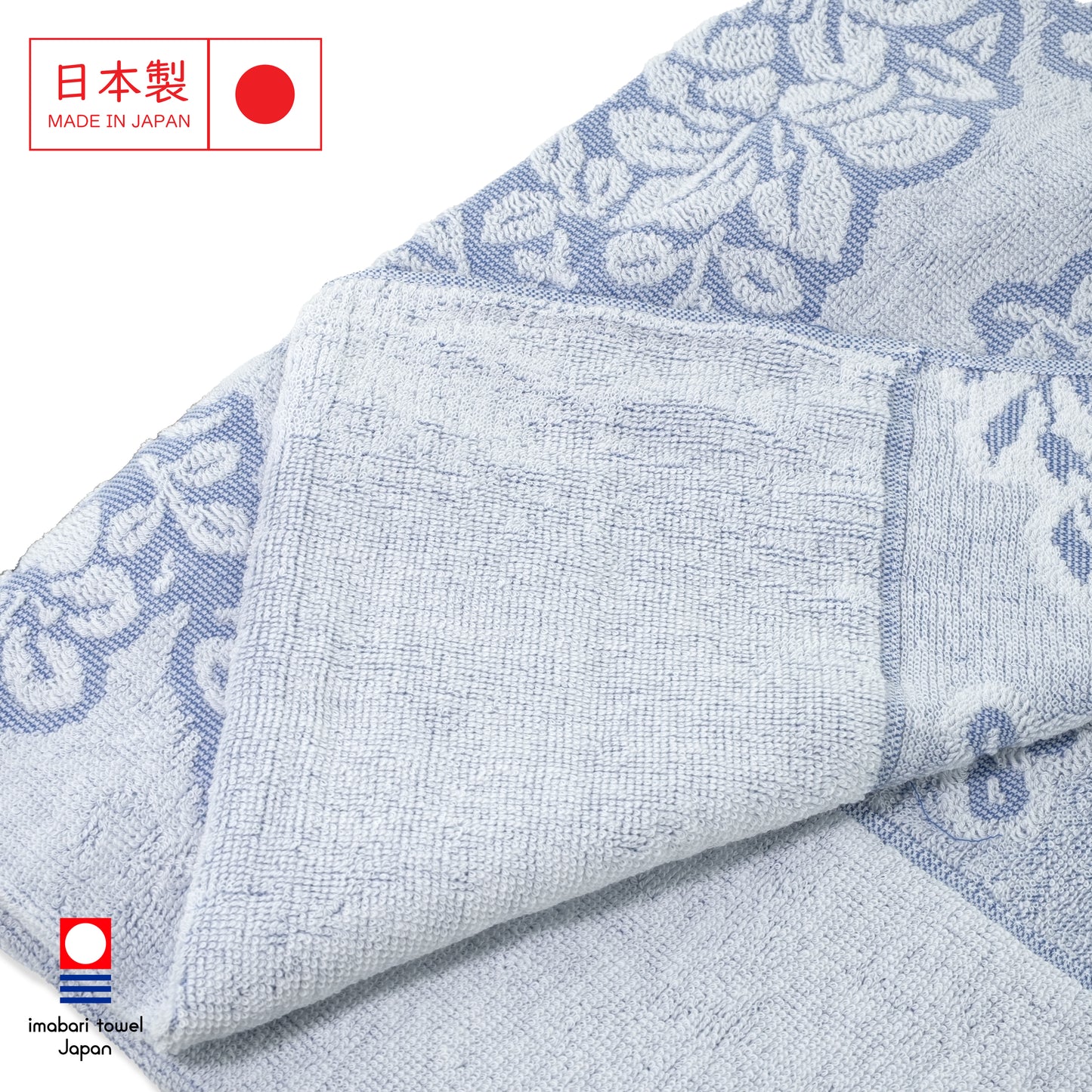 Japanese Imabari floral jacquard summer blanket