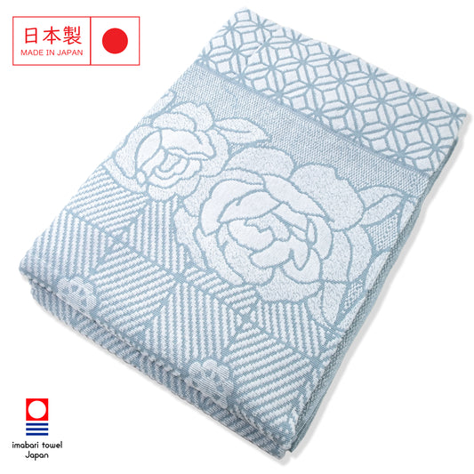 Japanese Imabari floral jacquard summer blanket