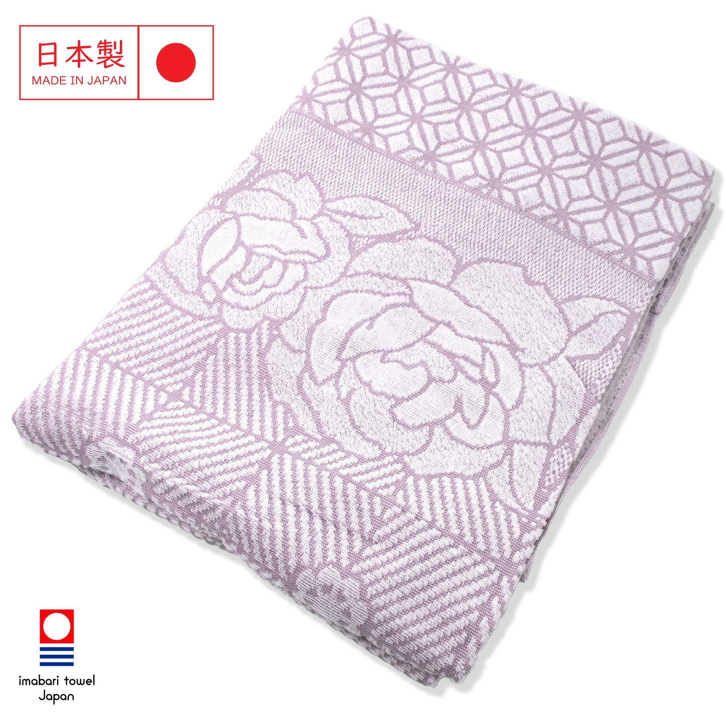 Japanese Imabari floral jacquard summer blanket
