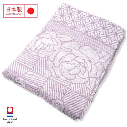 Japanese Imabari floral jacquard summer blanket