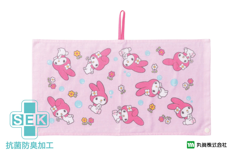 Sanrio My Melody粉紅兩用嬰兒口水巾｜SEK抗菌