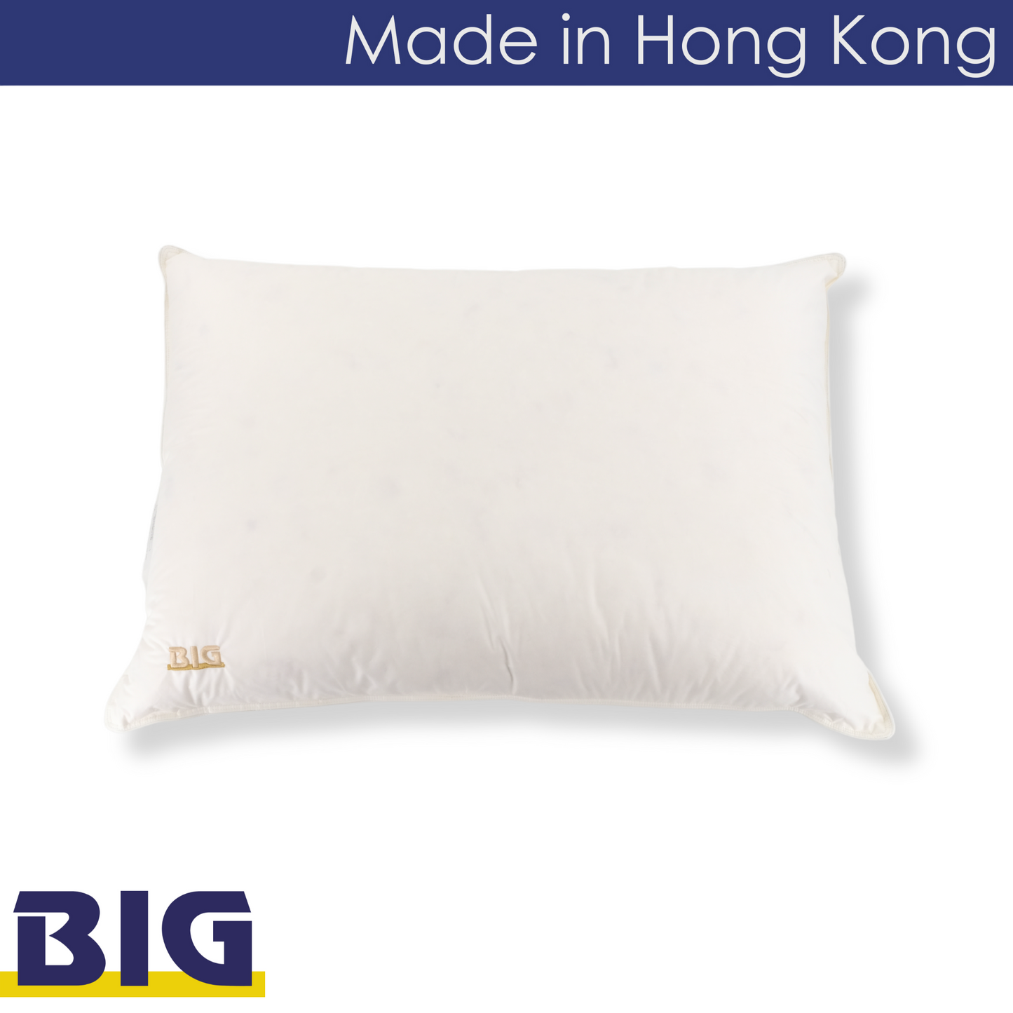 BIG 極致白鵝夾心羽絨枕