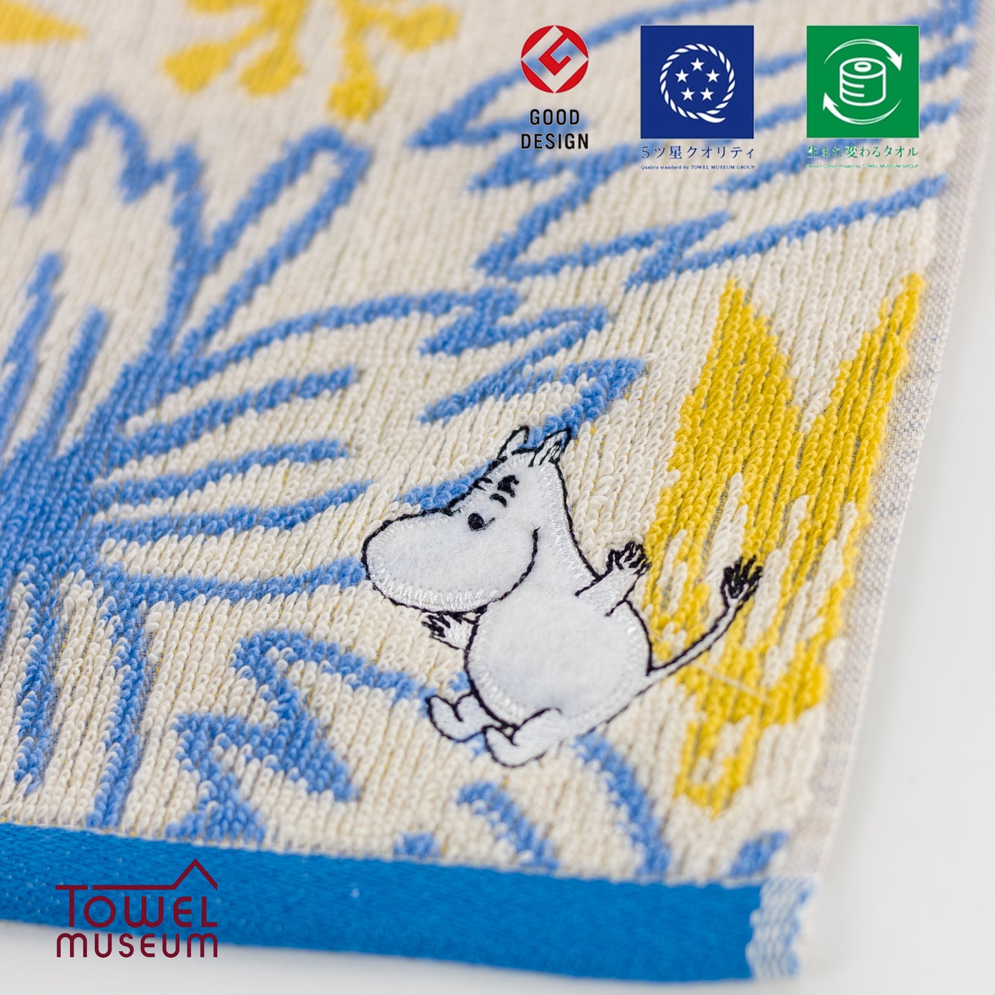 Moomin Floral Mini Towel