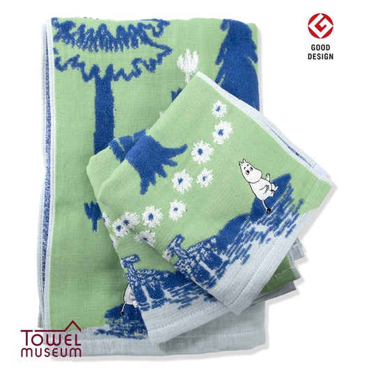 Moomin Forest Stream Jacquard Towel