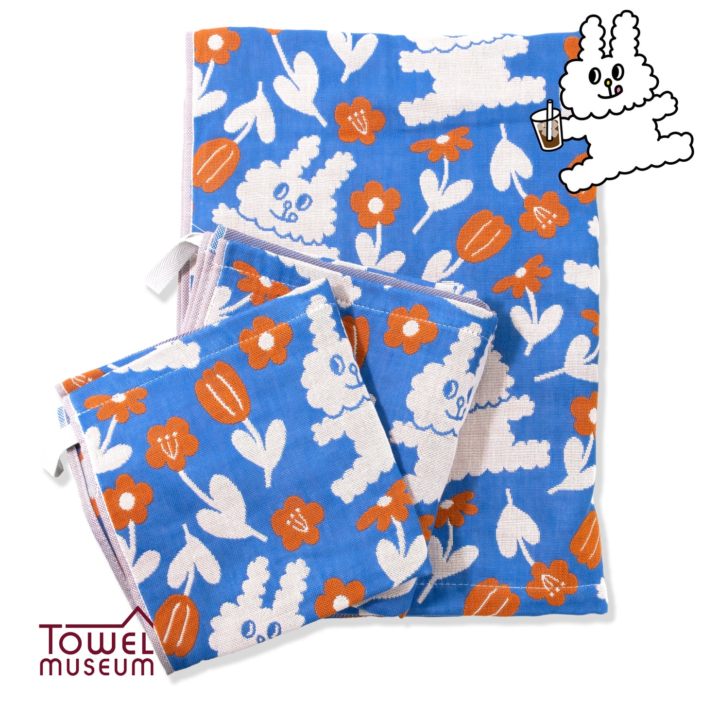 Bunni Konbiny Cotton Jacquard Towel