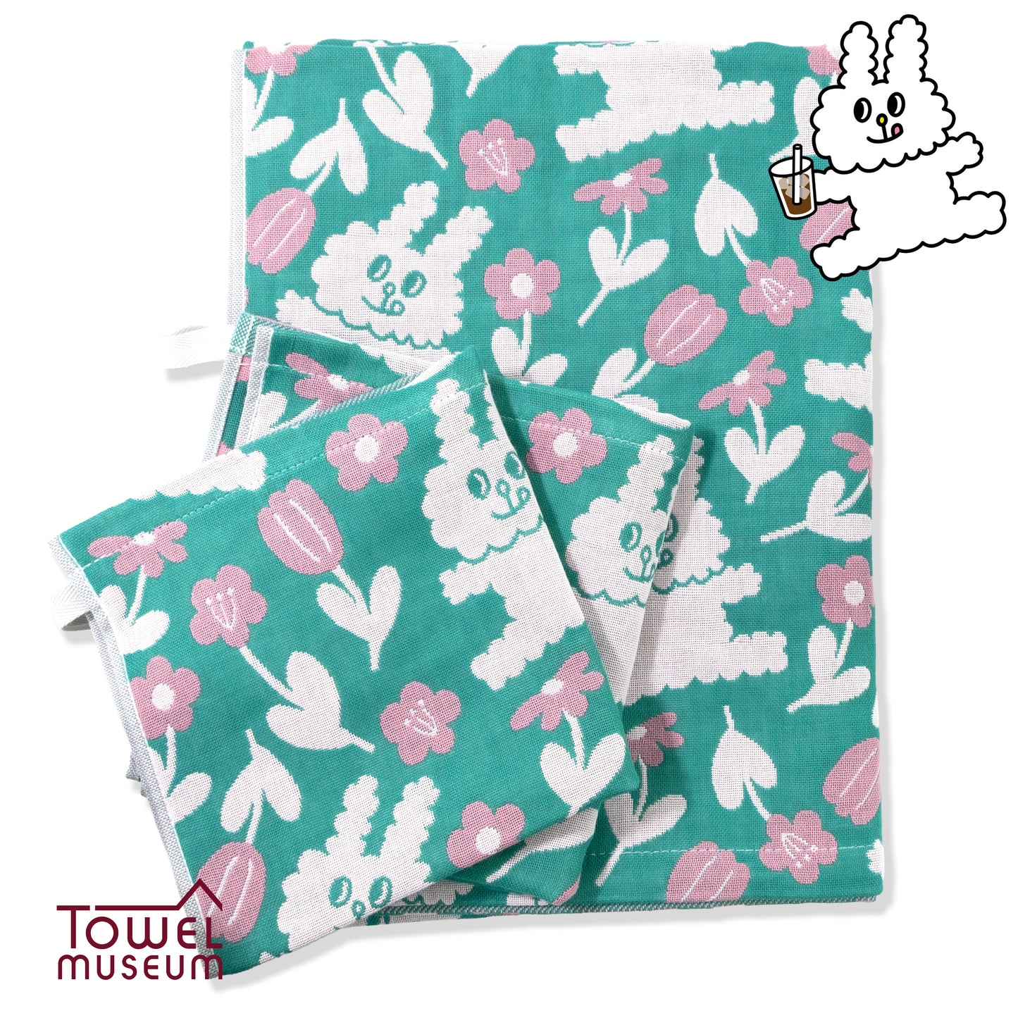 Bunni Konbiny Cotton Jacquard Towel