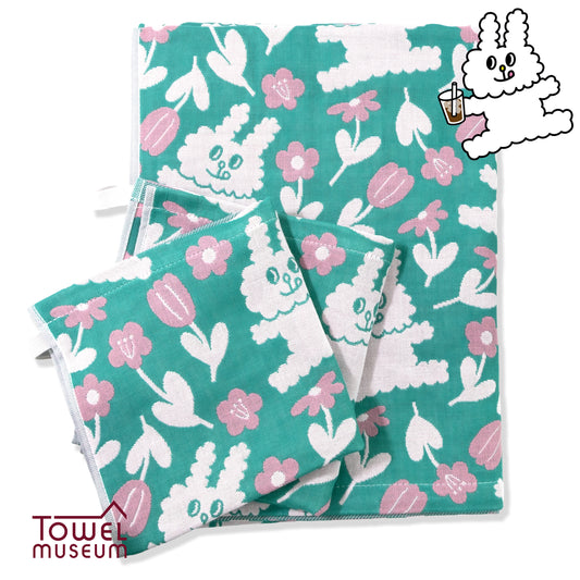 Bunni Konbiny Cotton Jacquard Towel