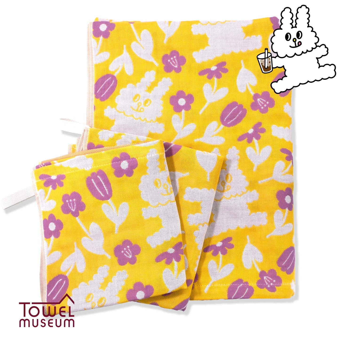 Bunni Konbiny Cotton Jacquard Towel