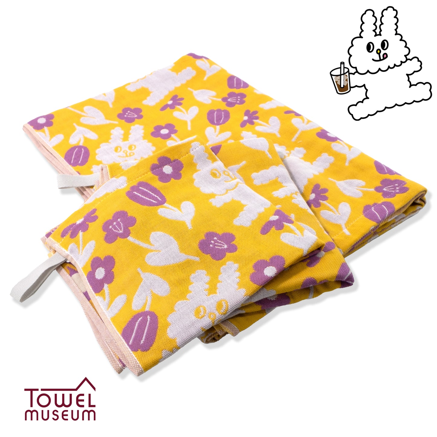 Bunni Konbiny Cotton Jacquard Towel
