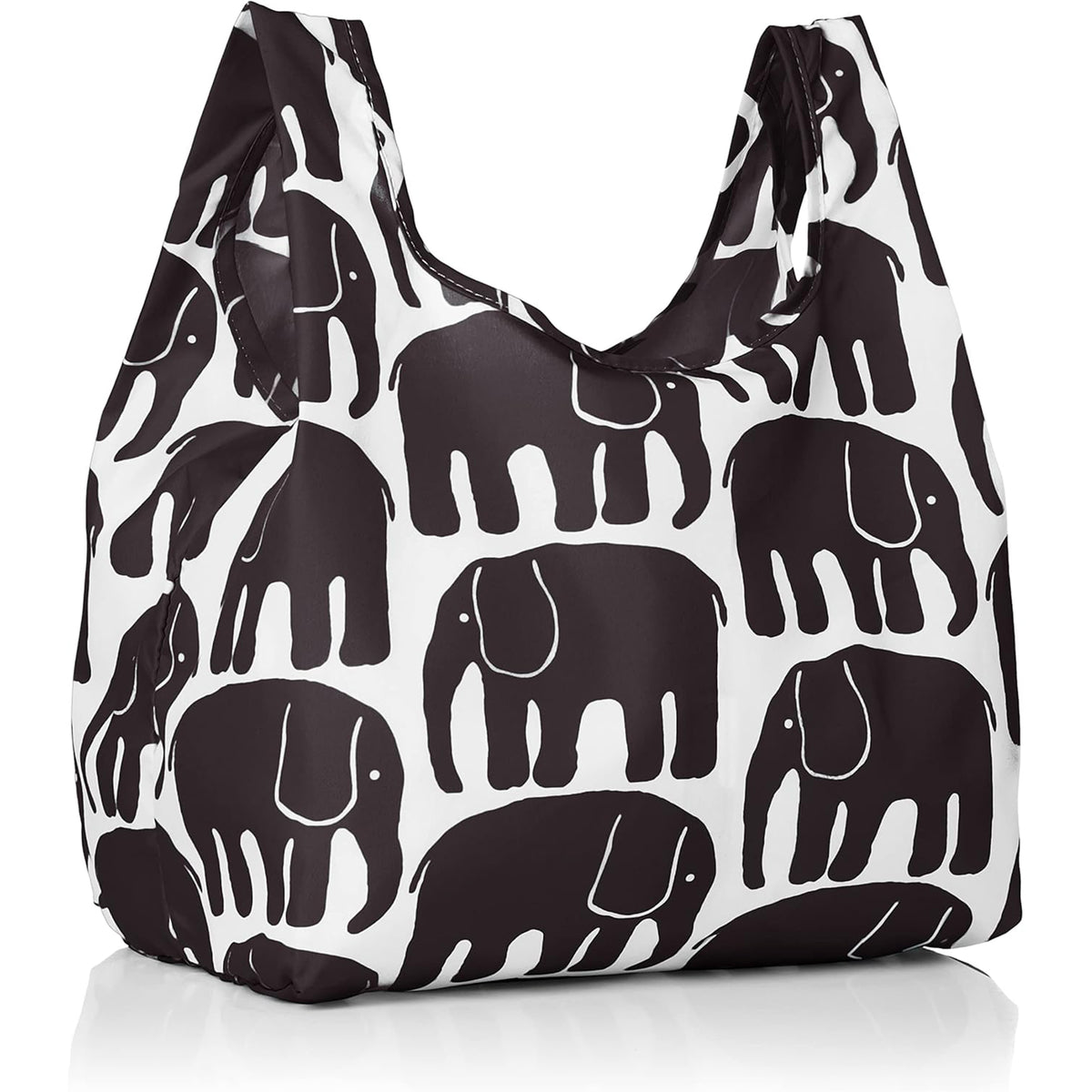 Finlayson Elefantti Black-and-White Eco Mark Folding Bag