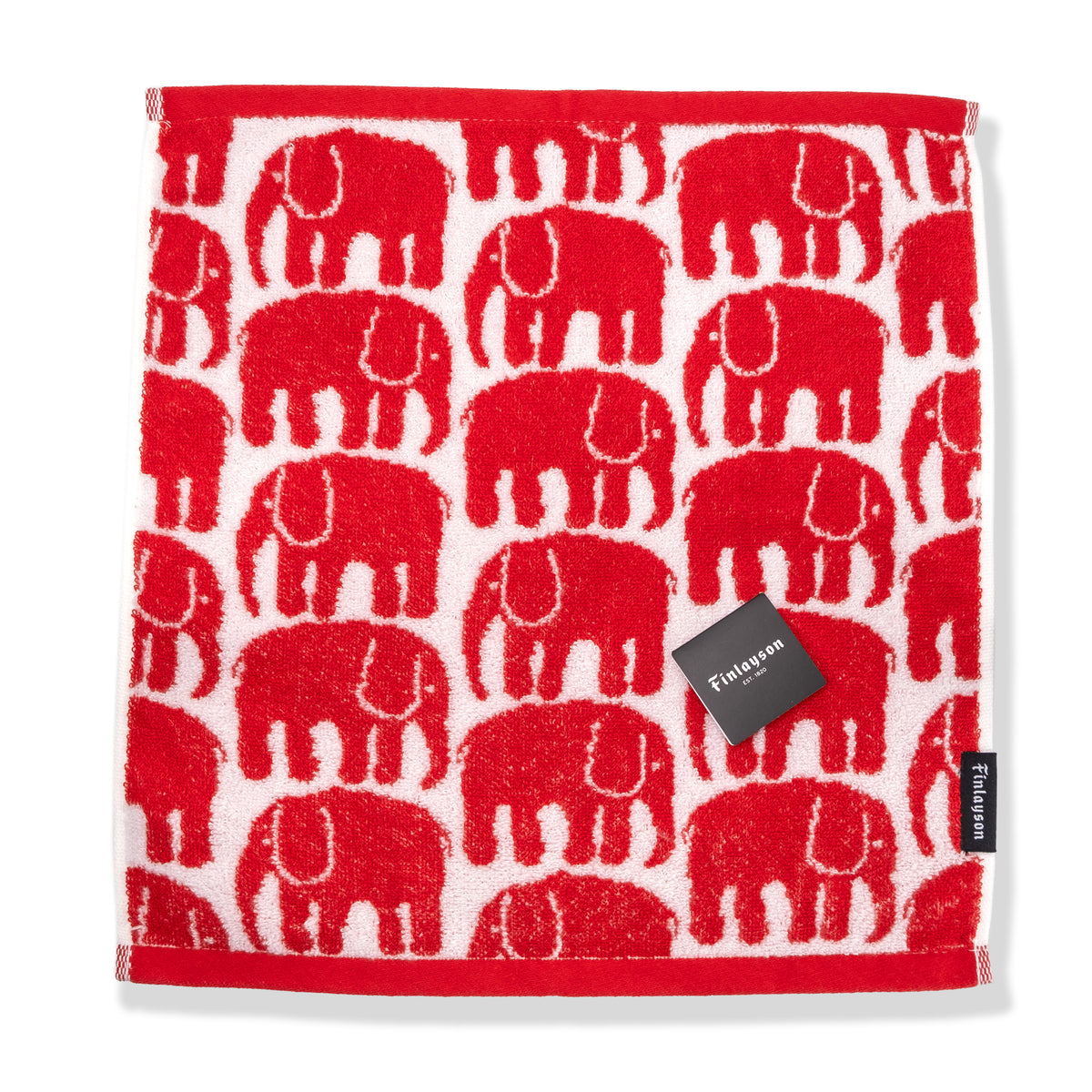 Finlayson Elefantti Red Organic Cotton Towel