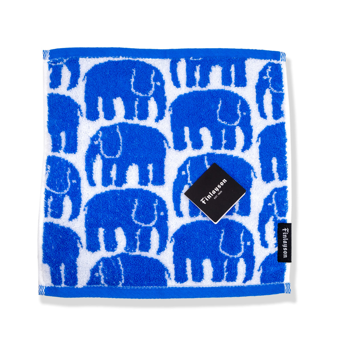 Finlayson Elefantti Organic Cotton Zero-Twist Towel – Blue