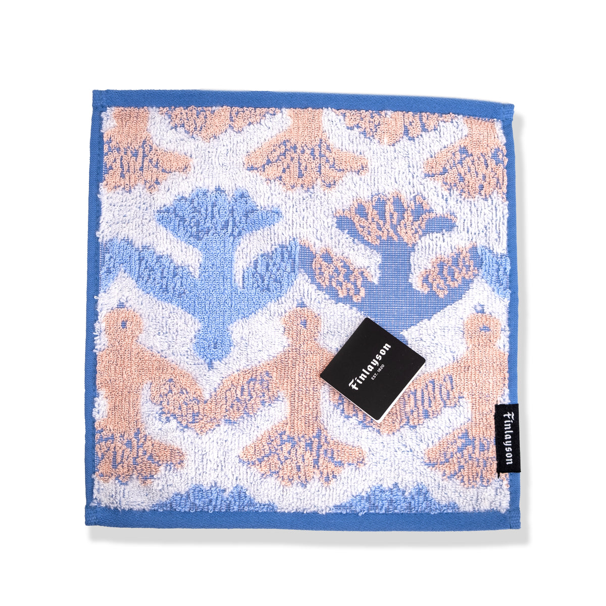 Finlayson Muutto Organic Cotton Zero-Twist Towel – Blue & Pink