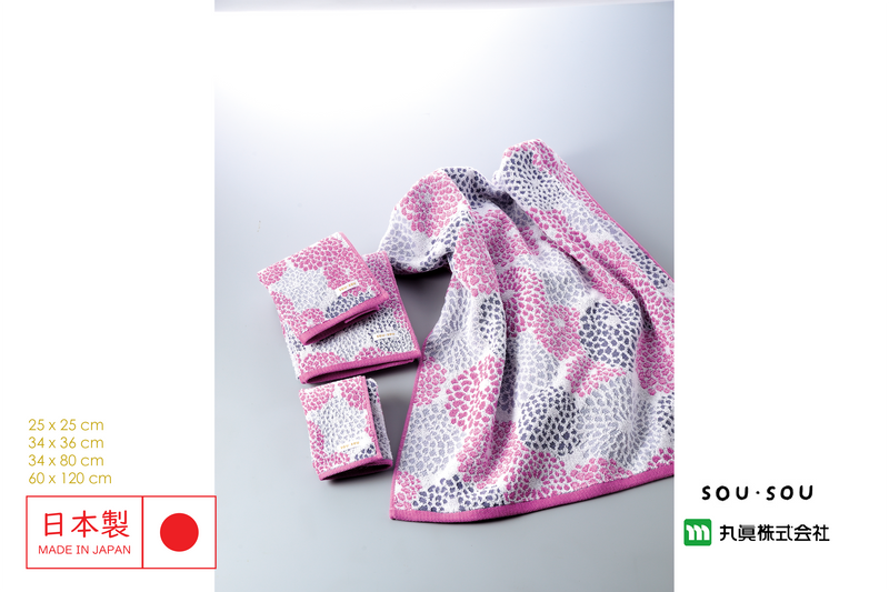 日本今治 SOU・SOU 菊づくし無撚系毛巾