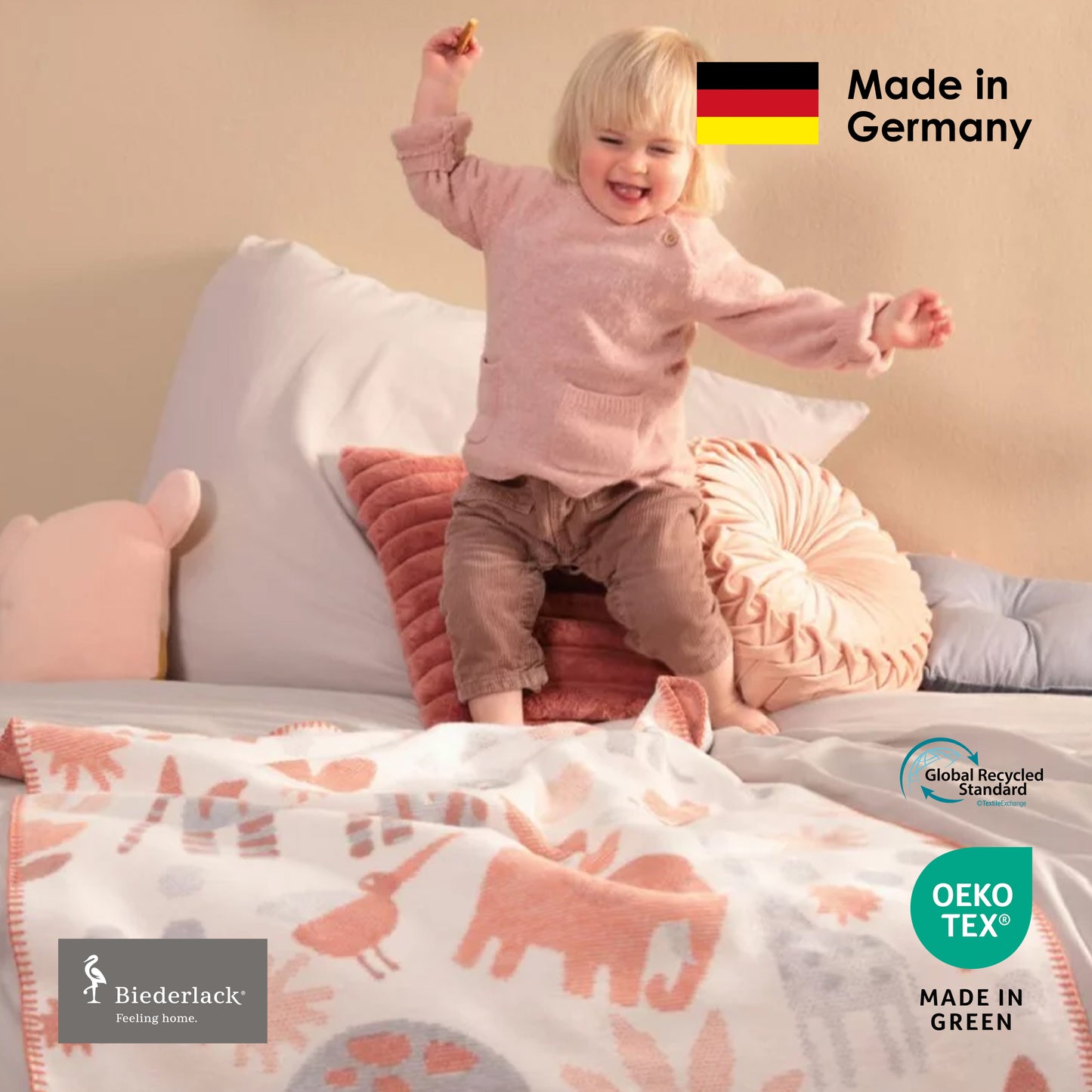 德國製嬰兒毛毯 ZOO