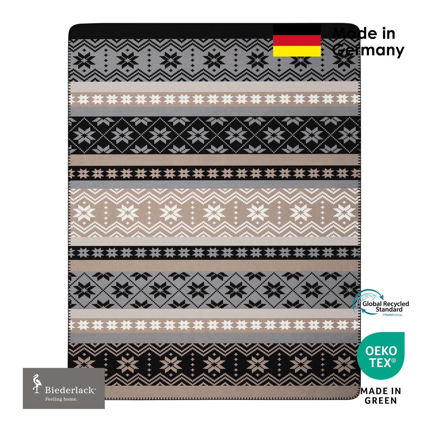 德國製優質混綿毛毯 WINTER BRAID