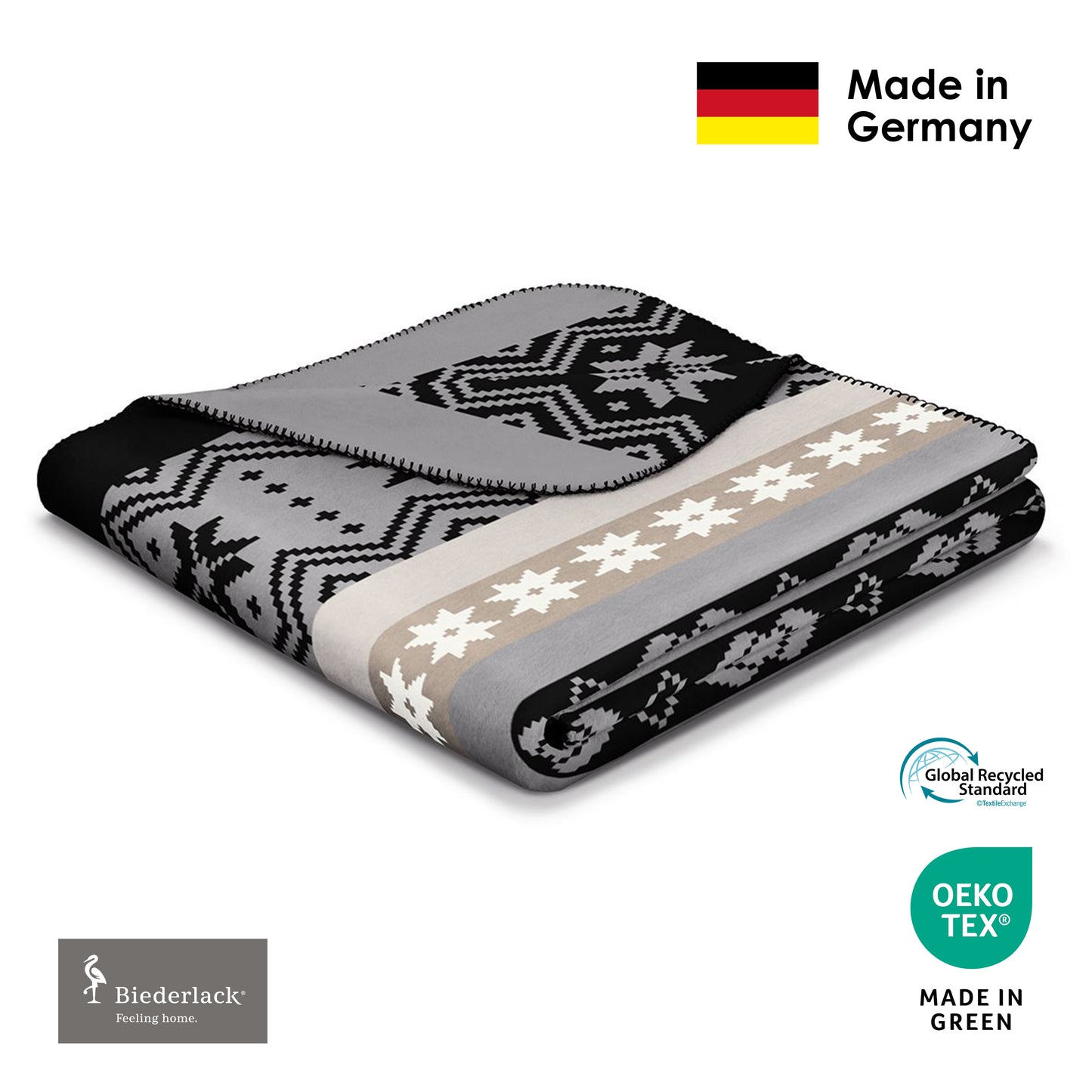 德國製優質混綿毛毯 WINTER BRAID